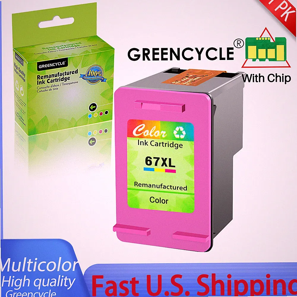 1 Pack Multicolor Ink Cartridge For HP 65XL With DeskJet 2655 All-in-One printer
