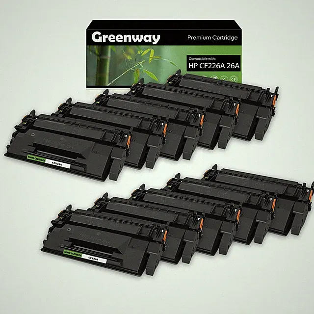 10PK CF226A BK Ink Toner Cartridges fits HP 26A LaserJet Pro M402dn M426fdw MFP