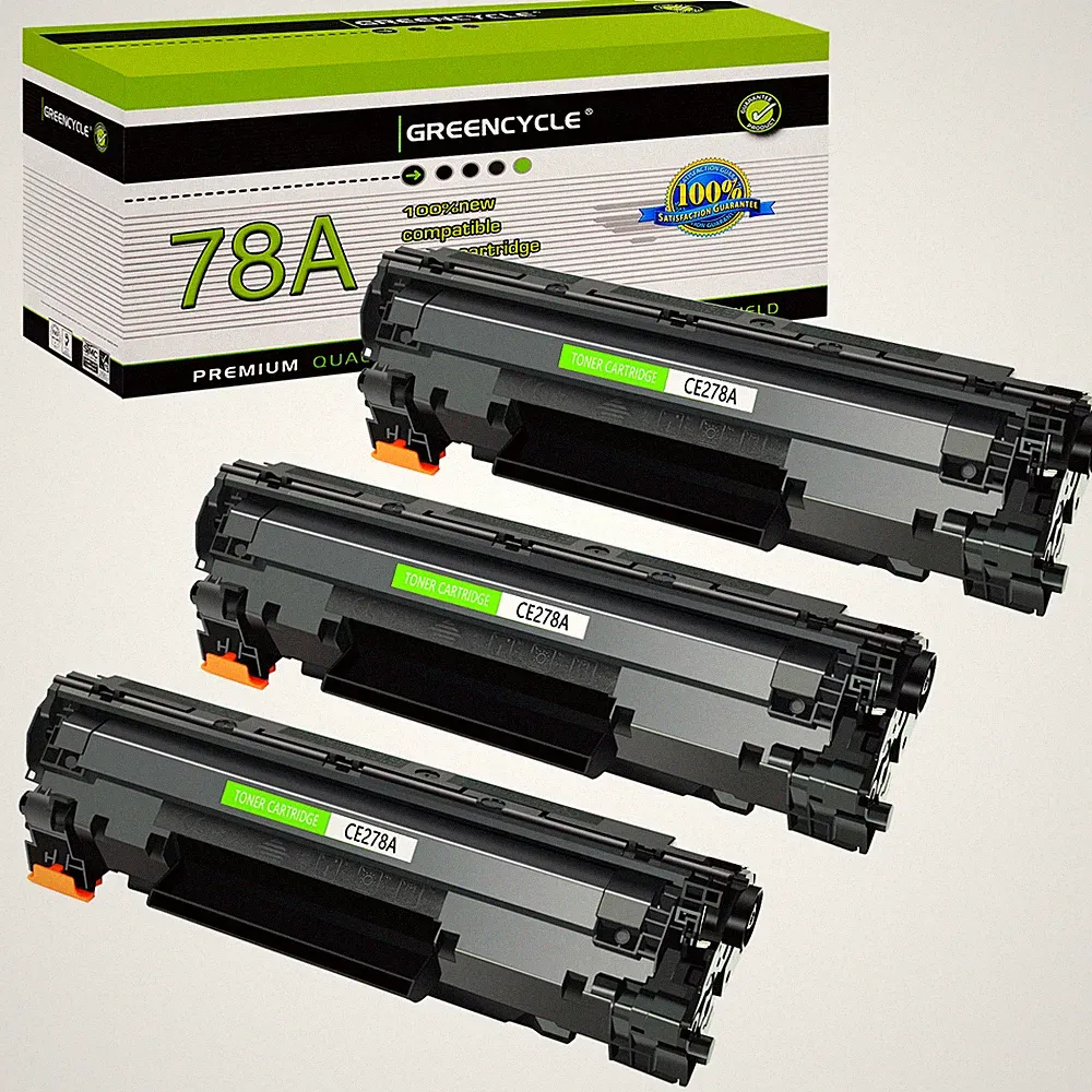 3PK CE278A 78A Ink Toner Compatible with HP LaserJet P1606dn M1536dnf MFP Black