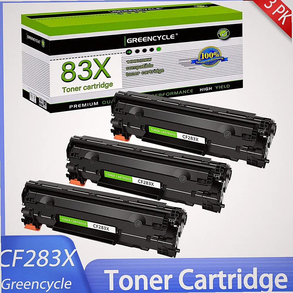 3PK CF283X Toner Compatible For HP LaserJet Pro MFP M201dw M201n M201 M225 INK