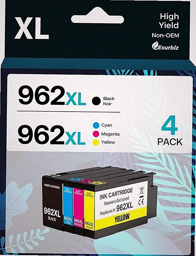 962XL Ink Cartridge Combo for HP 9015e 9025e 9018e 9020 9010e Printer – 4 Pack