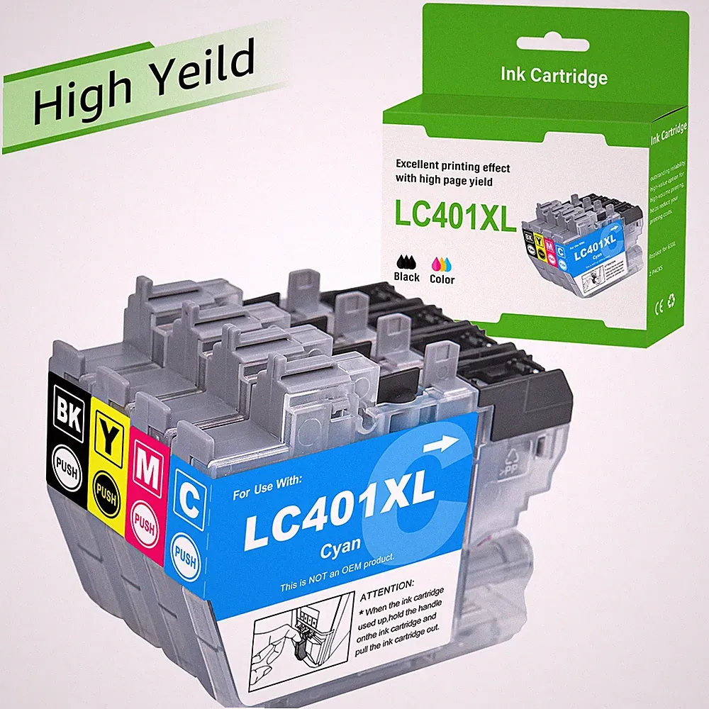 CYBM LC401 LC401XL Ink Cartridge For Brother MFC-J1010DW MFC-J1170DW J1012DW